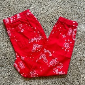 New Elwood Blue Bandanna Joggers